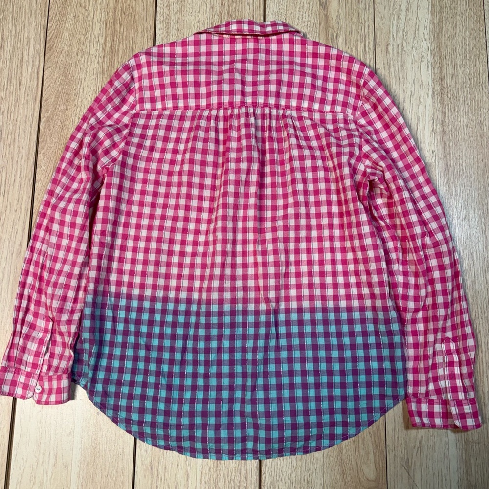Athropologie Pilcro Gingham Button Down Shirt - Picture 6 of 6